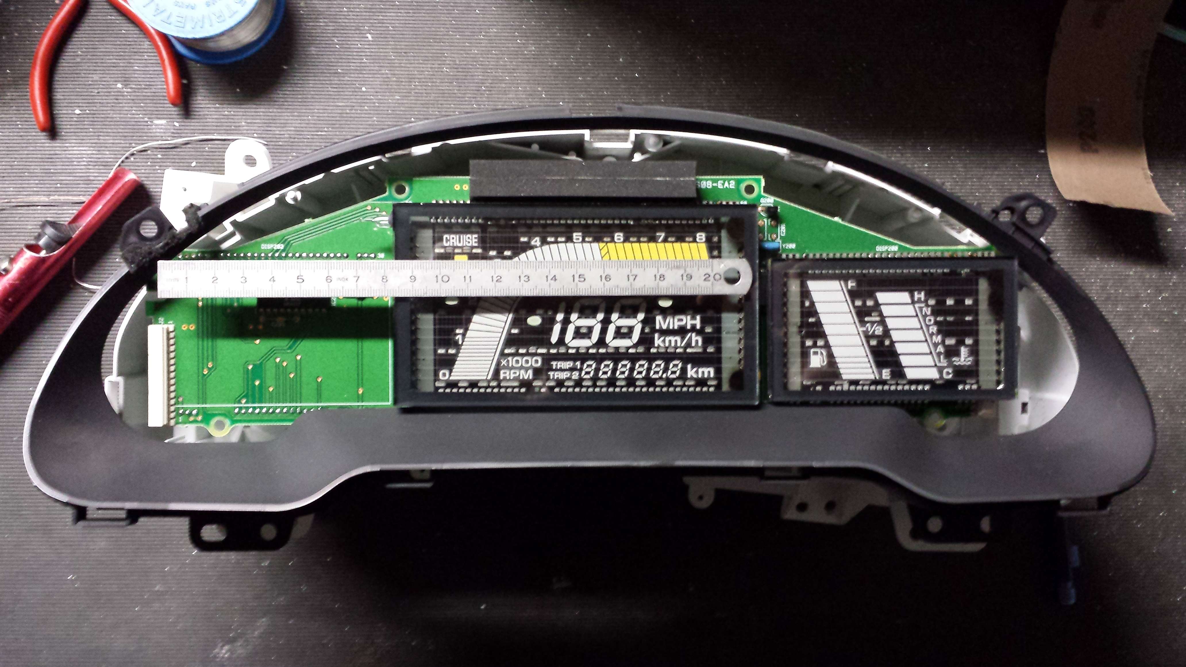 [Projet] Compteur voiture ajout écran et RPi Présentation et